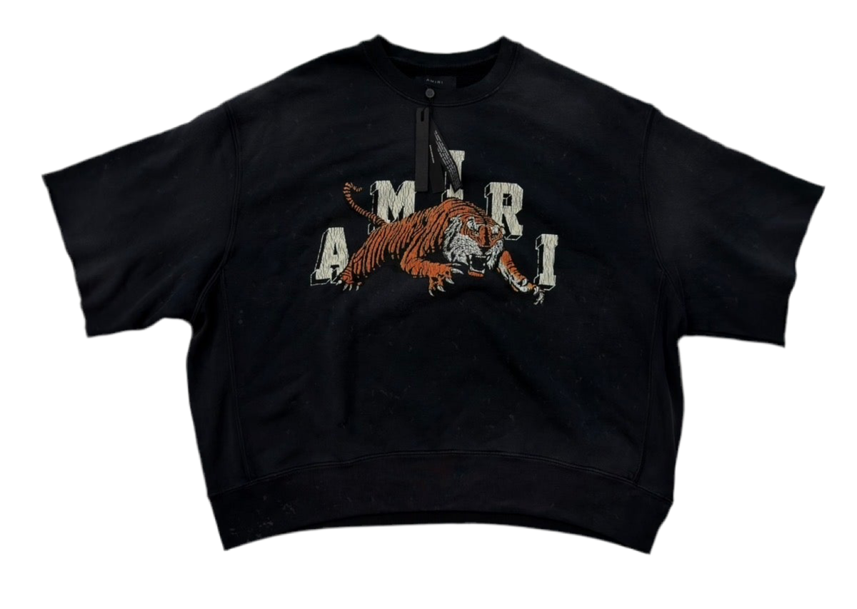 Amiri Vintage SS Tiger Crewneck Black