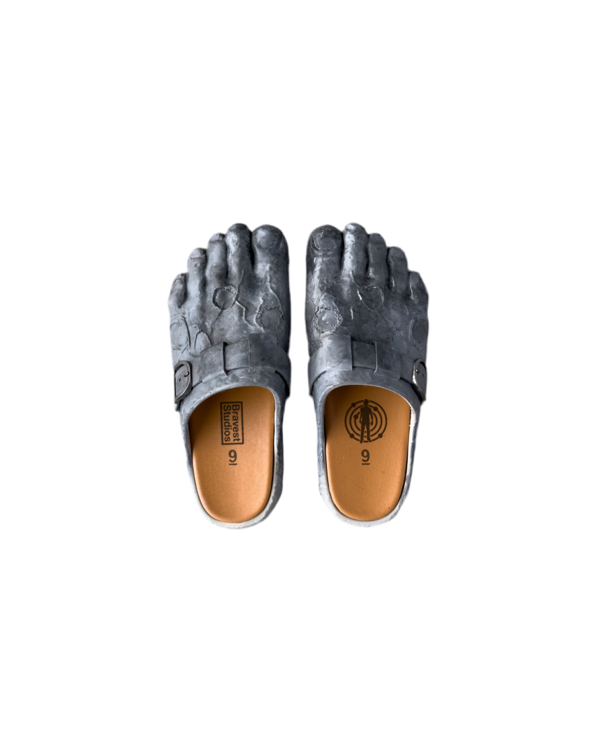 thumbnail interactive-video image 1 of Bravest Studios X Kid Cudi Moon Clogs – 15th Anniversary Man On Moon – Men's Gray Limited Edition 1 of 5