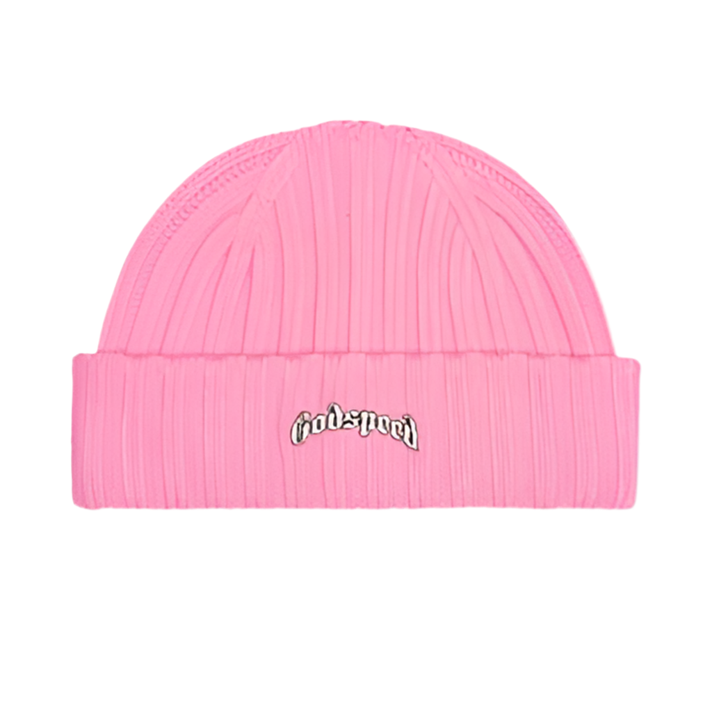 Godspeed OG Logo Emblem Beanie Hyper Pink