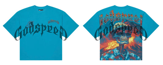 Godspeed Natural Disaster Tee Panther Blue