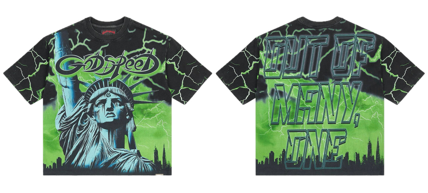 Godspeed Voltage T-shirt Lime Green