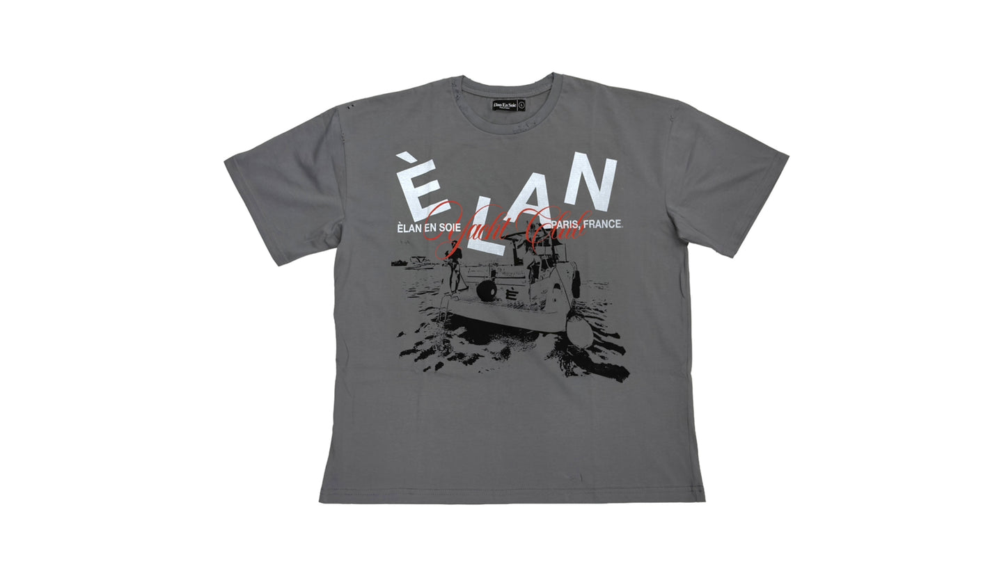 Elan En Soie Yacht Club Tee Grey