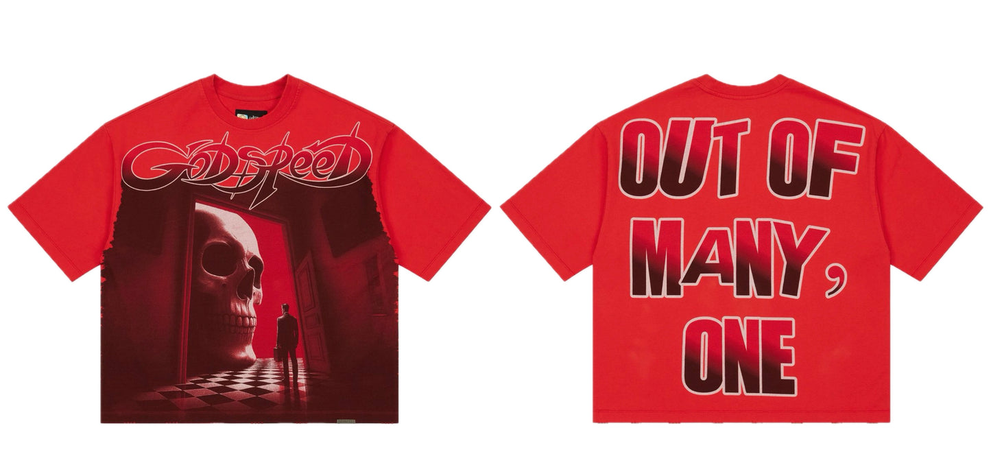 Godspeed Fate's Doorstep Tee Red