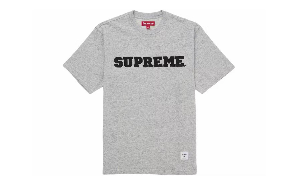 Supreme Collegiate Appliqué S/S Tee Grey