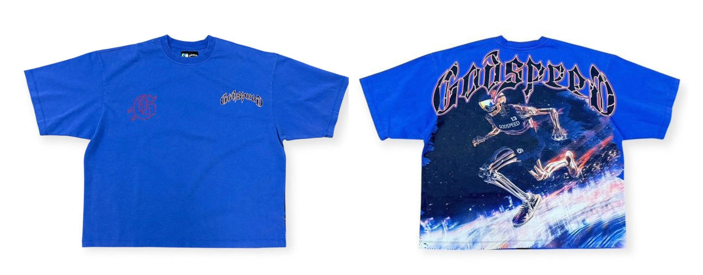 Godspeed GSPD Run Club Tee Royal Blue