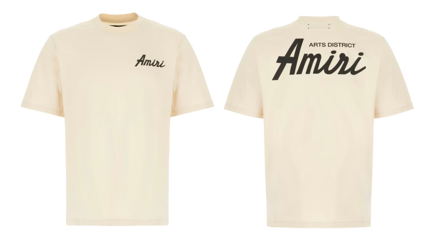 Amiri SS25 City Tee Alabaster