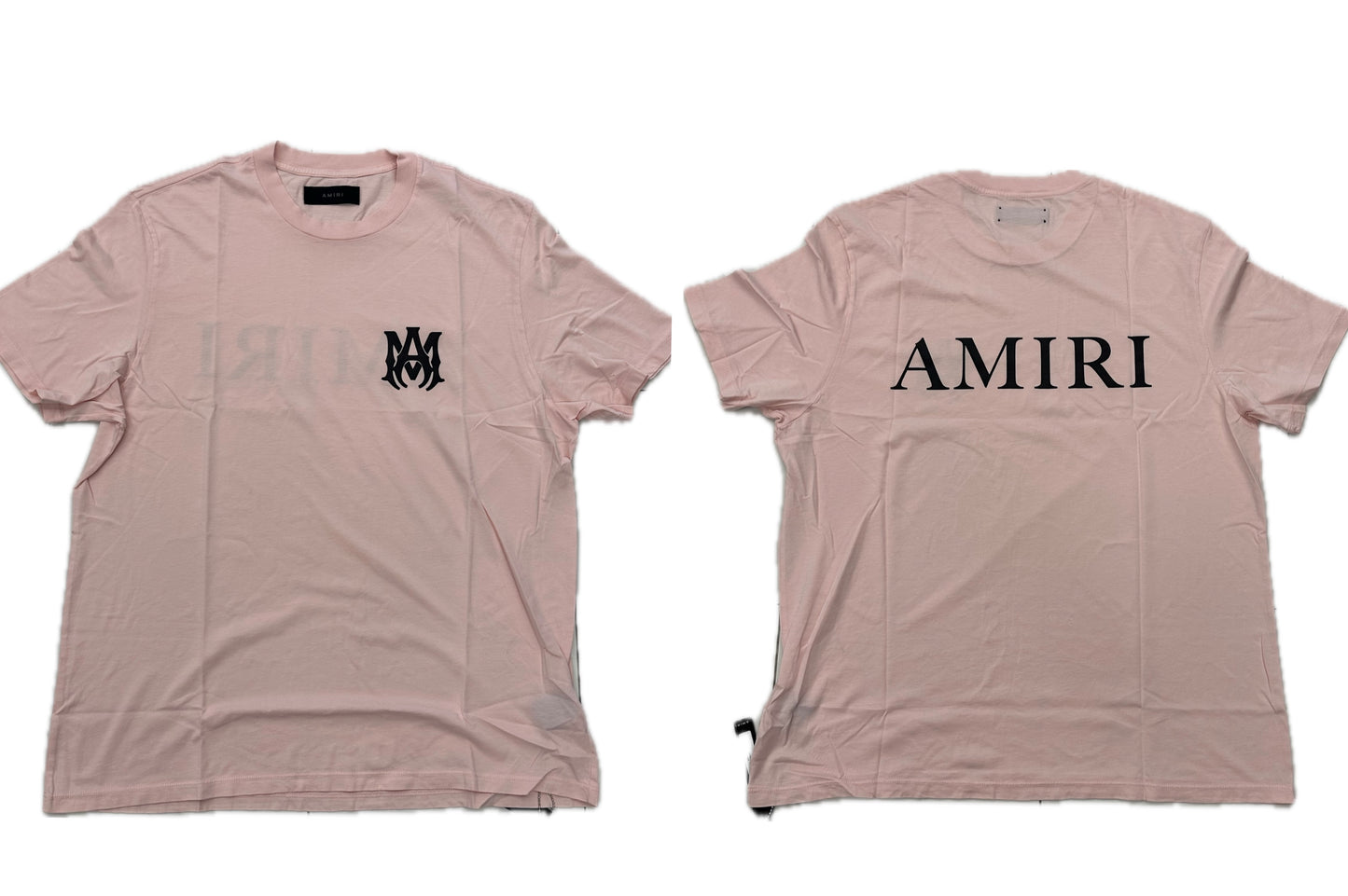 Amiri MA Puff Logo Tee Pink