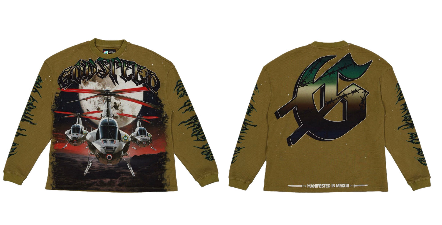 Godspeed Air Strike Thermal Longsleeve Tee Olive