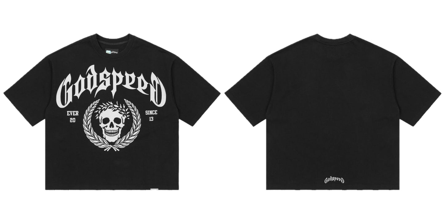 Godspeed Victor Crest Tee Black