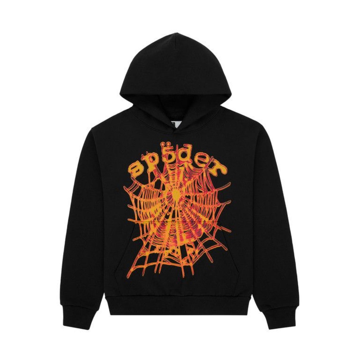 Sp5der Black OG Web V2 Hoodie Black