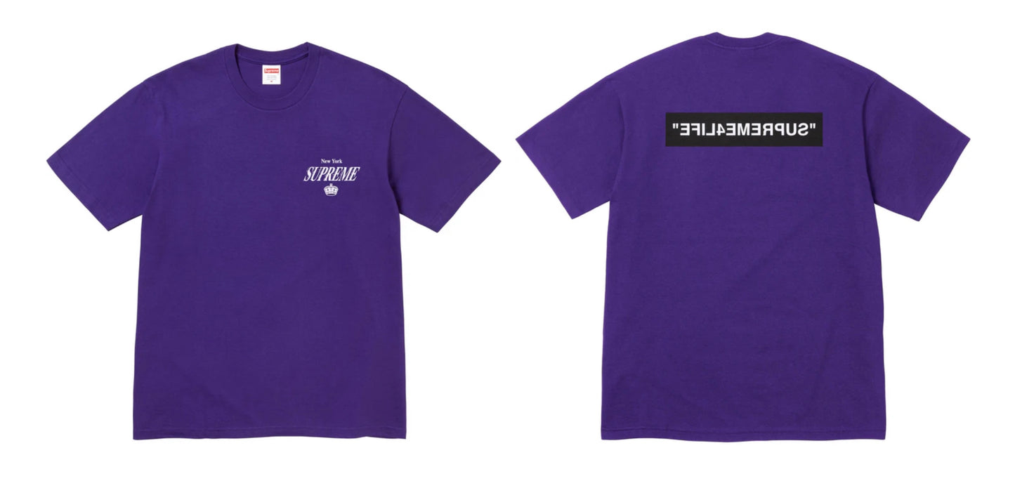 Supreme 4 Life Tee Purple