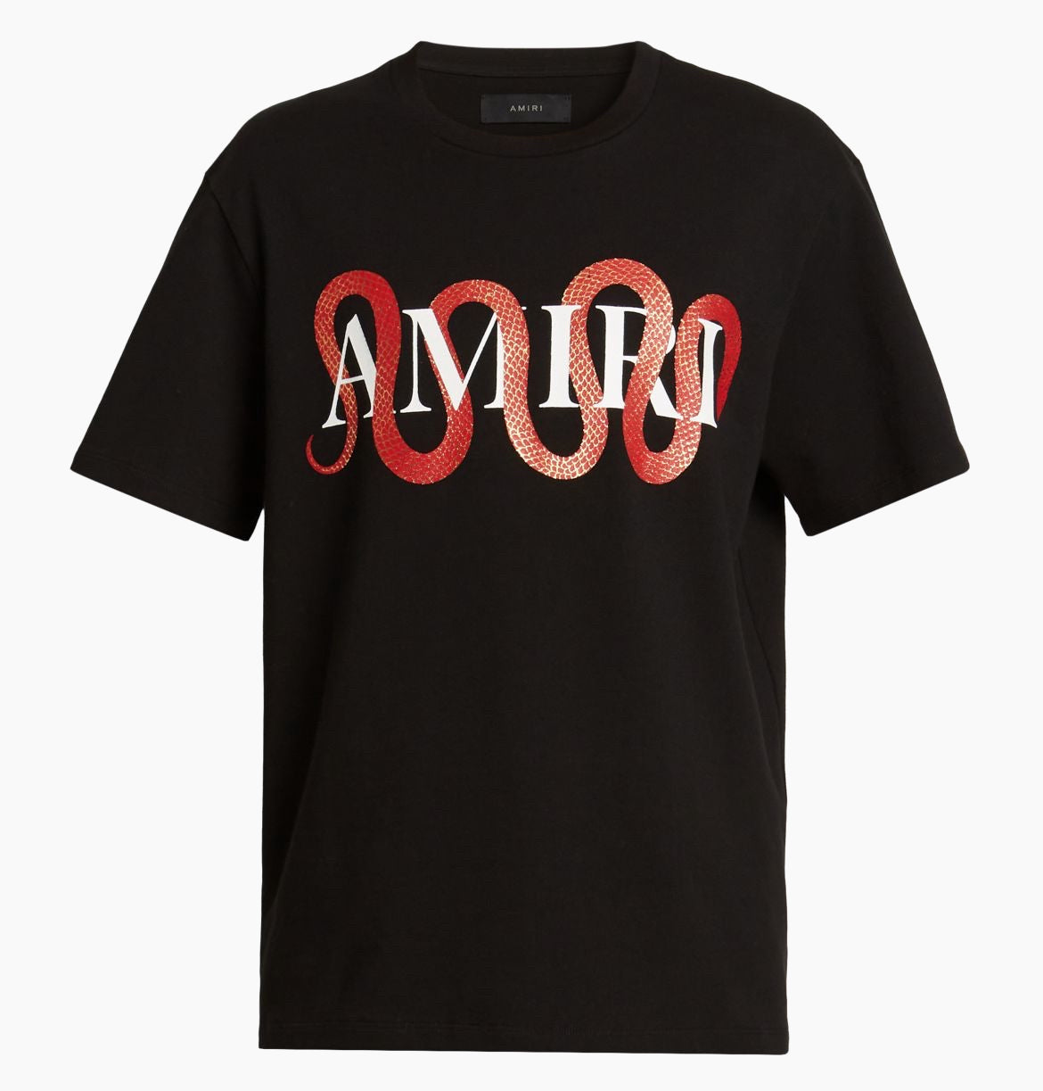 Amiri Snake Tee Black SS25