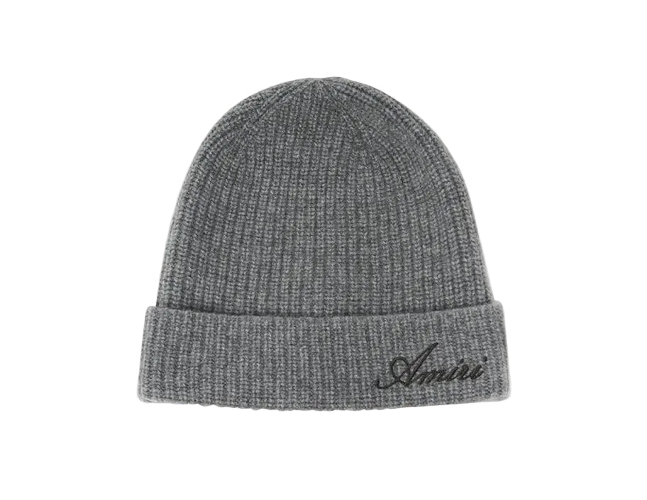 Amiri Script Beanie Grey – Duval.Kickz