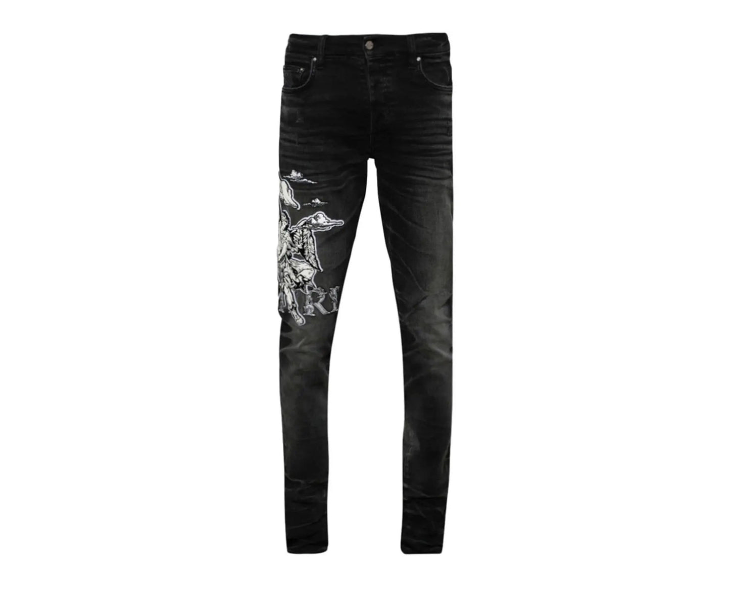 Amiri Angel Jeans Faded Black