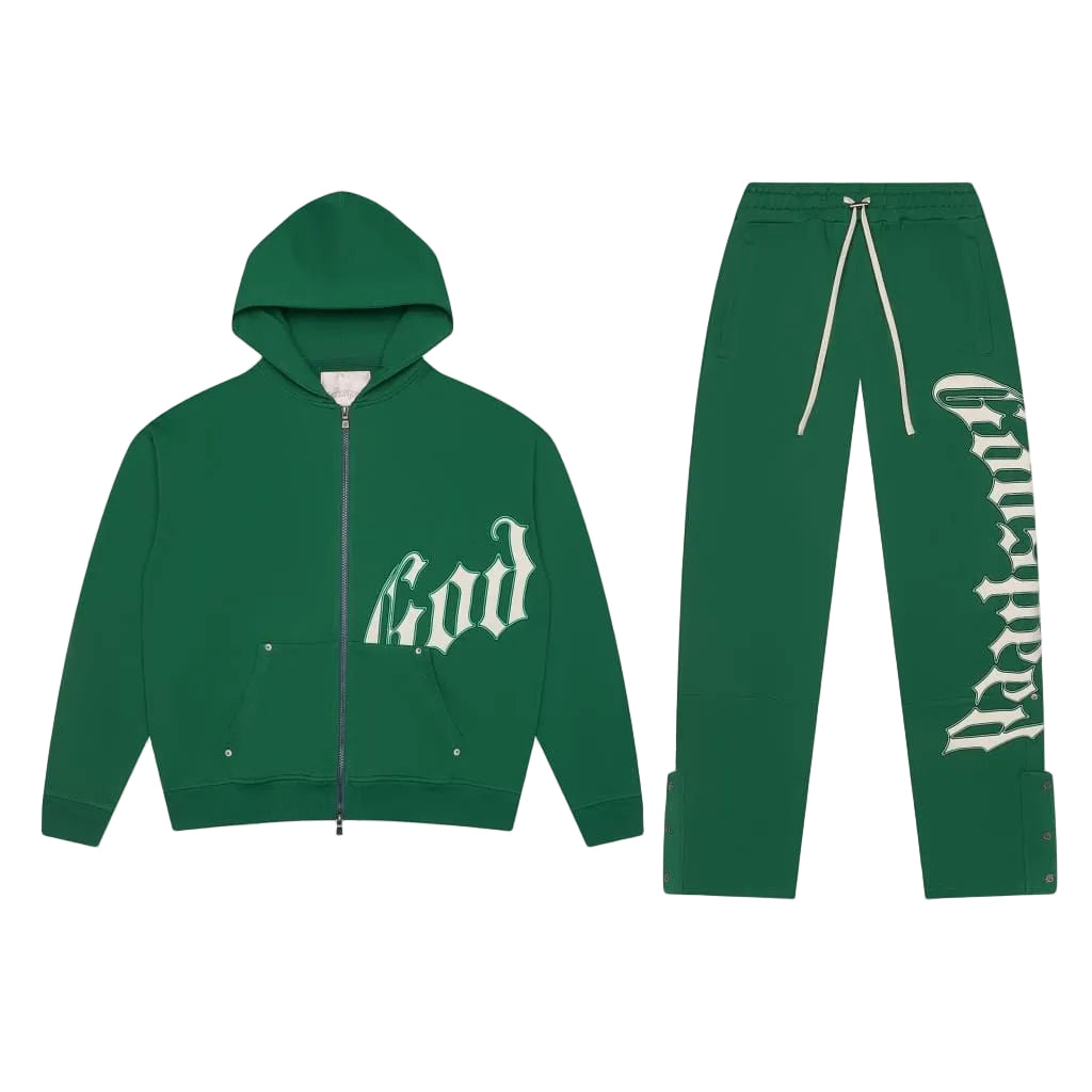 Godspeed OG Logo Sweatsuit V2 Green / White