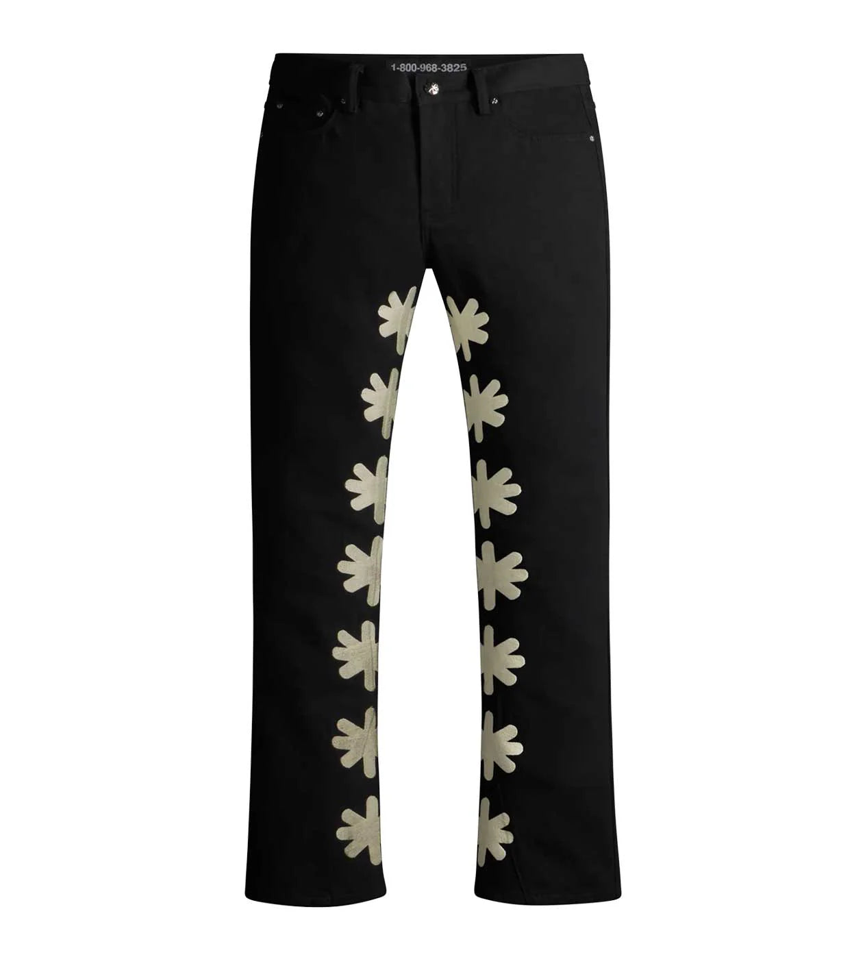 Lost Shdws Denim Jeans Black / Bone