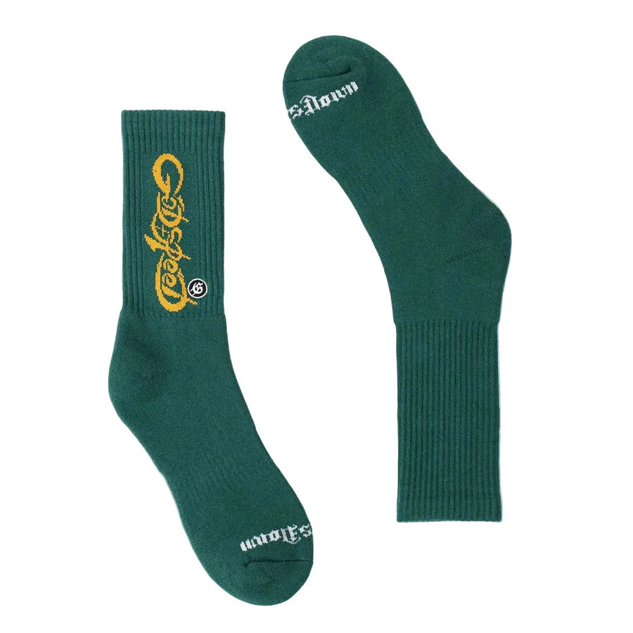 Godspeed New Age Logo Socks Green / Yellow