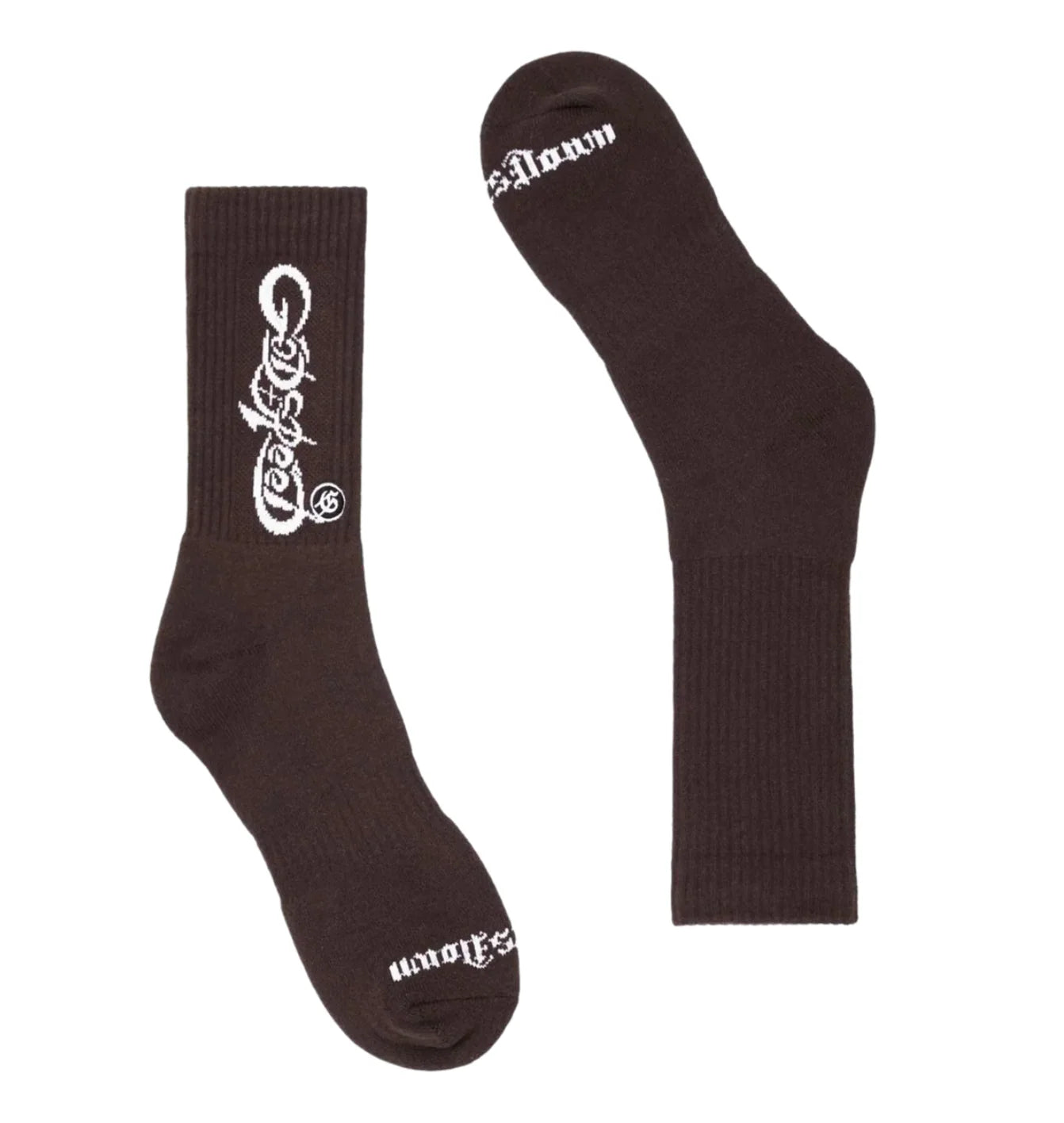 Godspeed New Age Logo Socks Brown