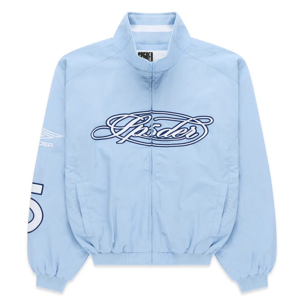 Sp5der Script Warm Up Jacket Rock Blue
