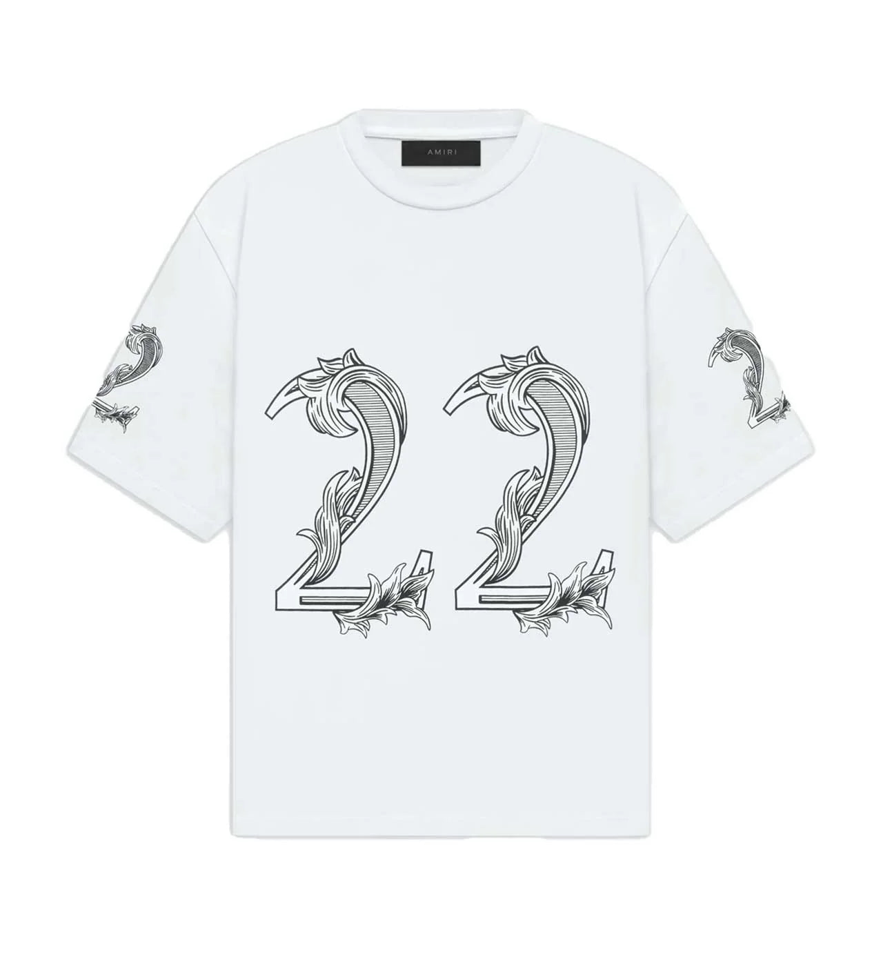 Amiri Oversized 22 Tee White – Duval.Kickz Amiri Oversized 22 Tee White – Duval.Kickz