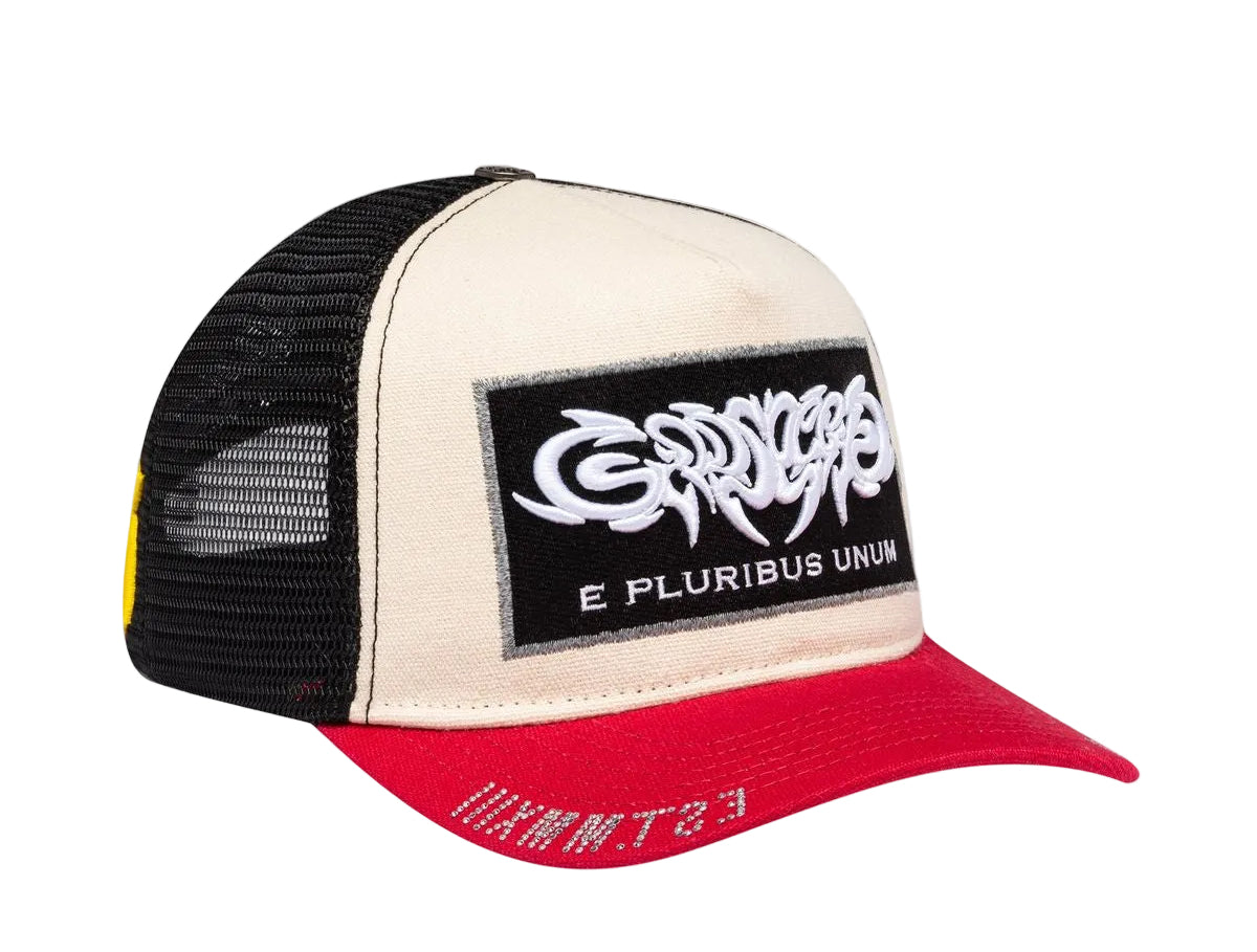 Godspeed Pluribus Trucker Hat White Red