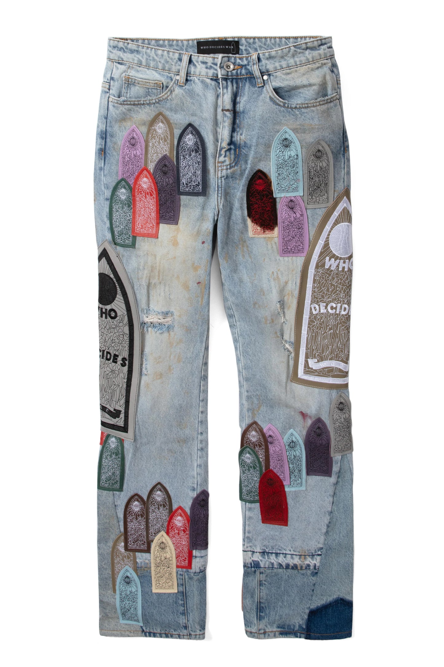 Who Decides War Pastel Denim Jeans