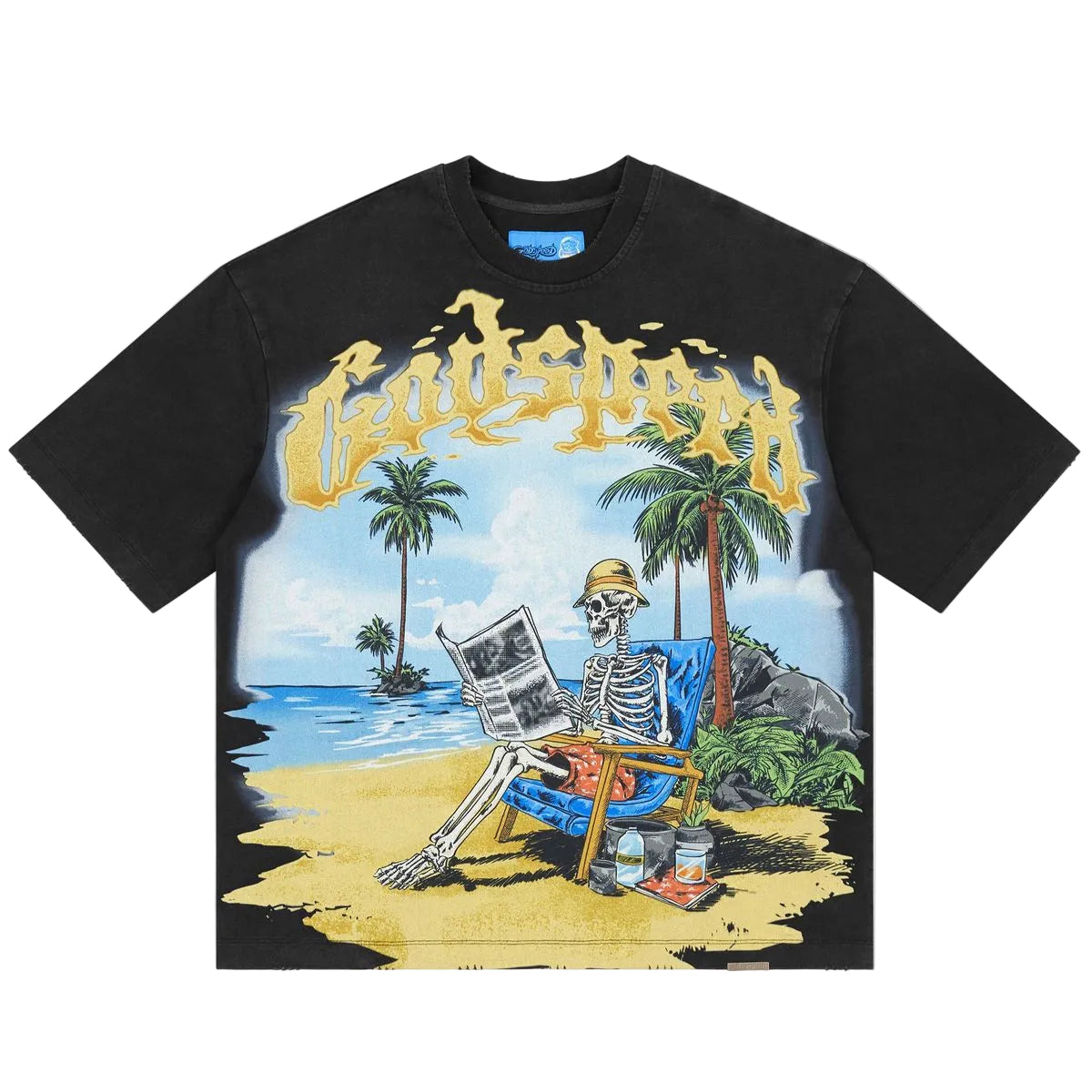 Godspeed Skeleton Beach Tee Black