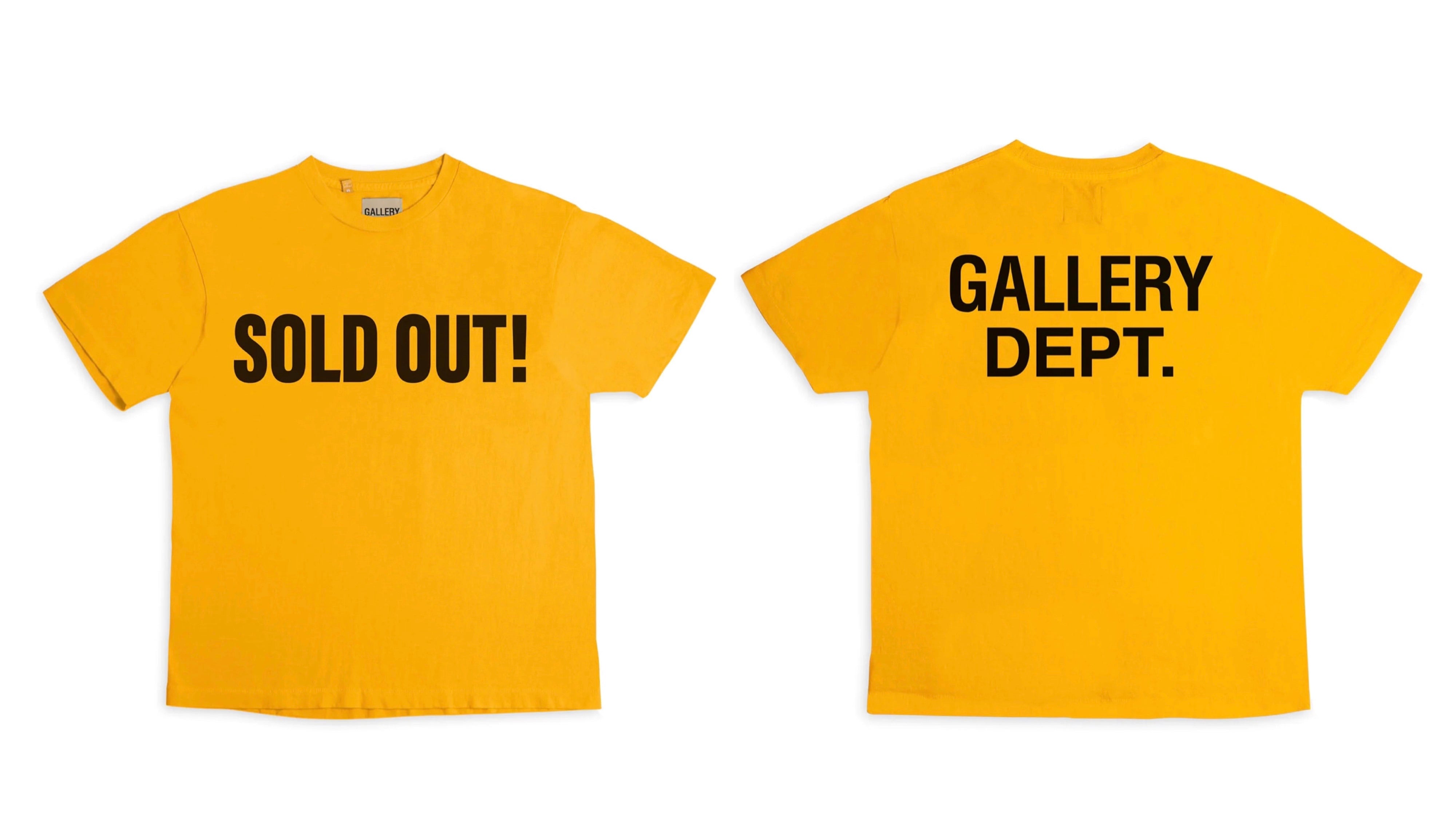 Gallery Dept. Men's T-Shirt - Yellow - XL