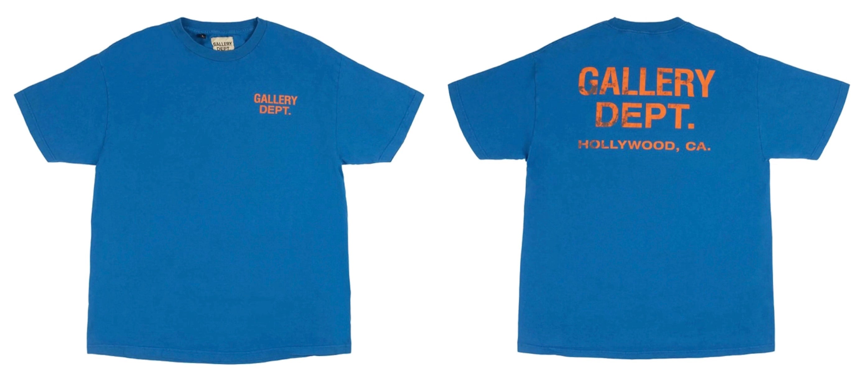 Gallery Dept. Vintage Souvenir T-Shirt Blue – Token Miami