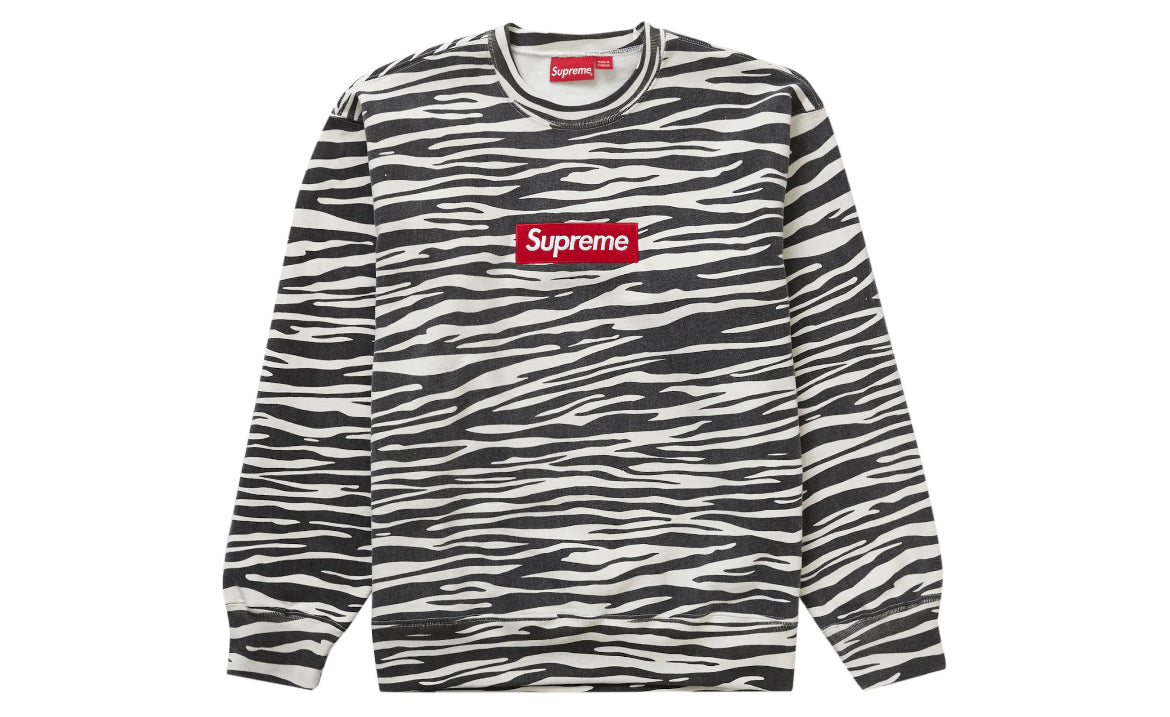 Supreme Box Logo Crewneck (FW22) Zebra – Duval.Kickz