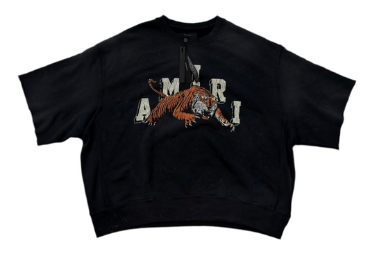 Amiri Vintage SS Tiger Crewneck Black