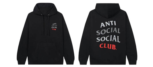 Anti Social Social Club 99 Retro Black Hoodie