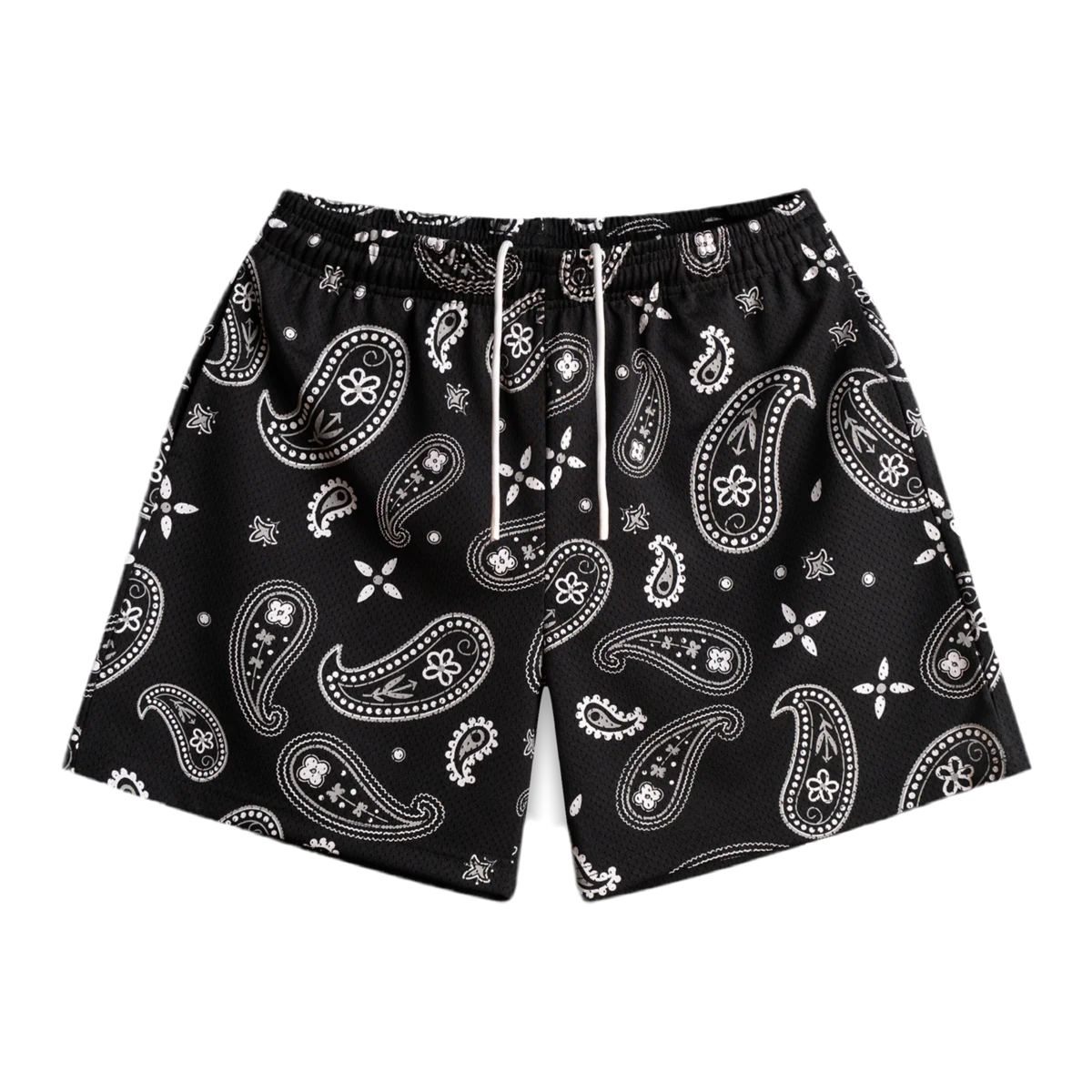 Bravest Studios Black Paisley V3 Shorts