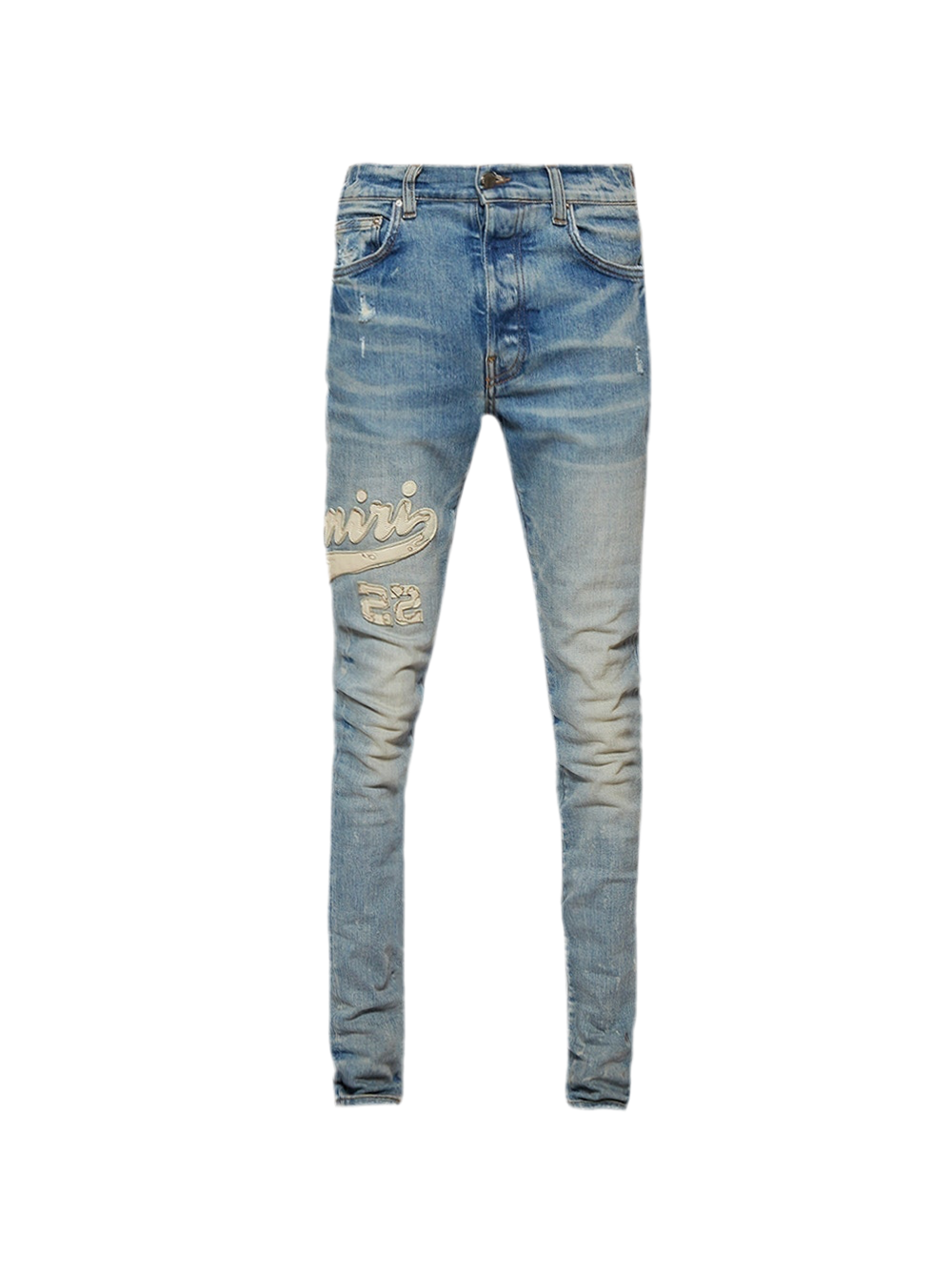 Amiri 22 Varsity Applique Logo Jean