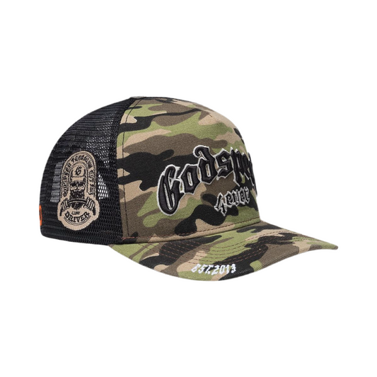 Godspeed Forever Trucker Hat Camo