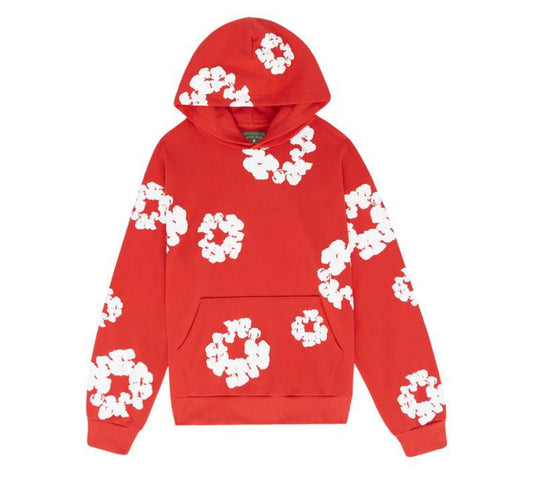 Denim Tears The Cotton Wreath Hoodie Red