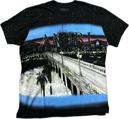 Amiri Painted City Tee Black