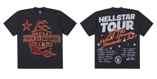 Hellstar Biker Tour Tee Vintage Black