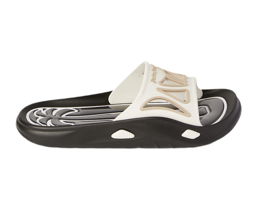 Palm Angels Modular Slides Black White