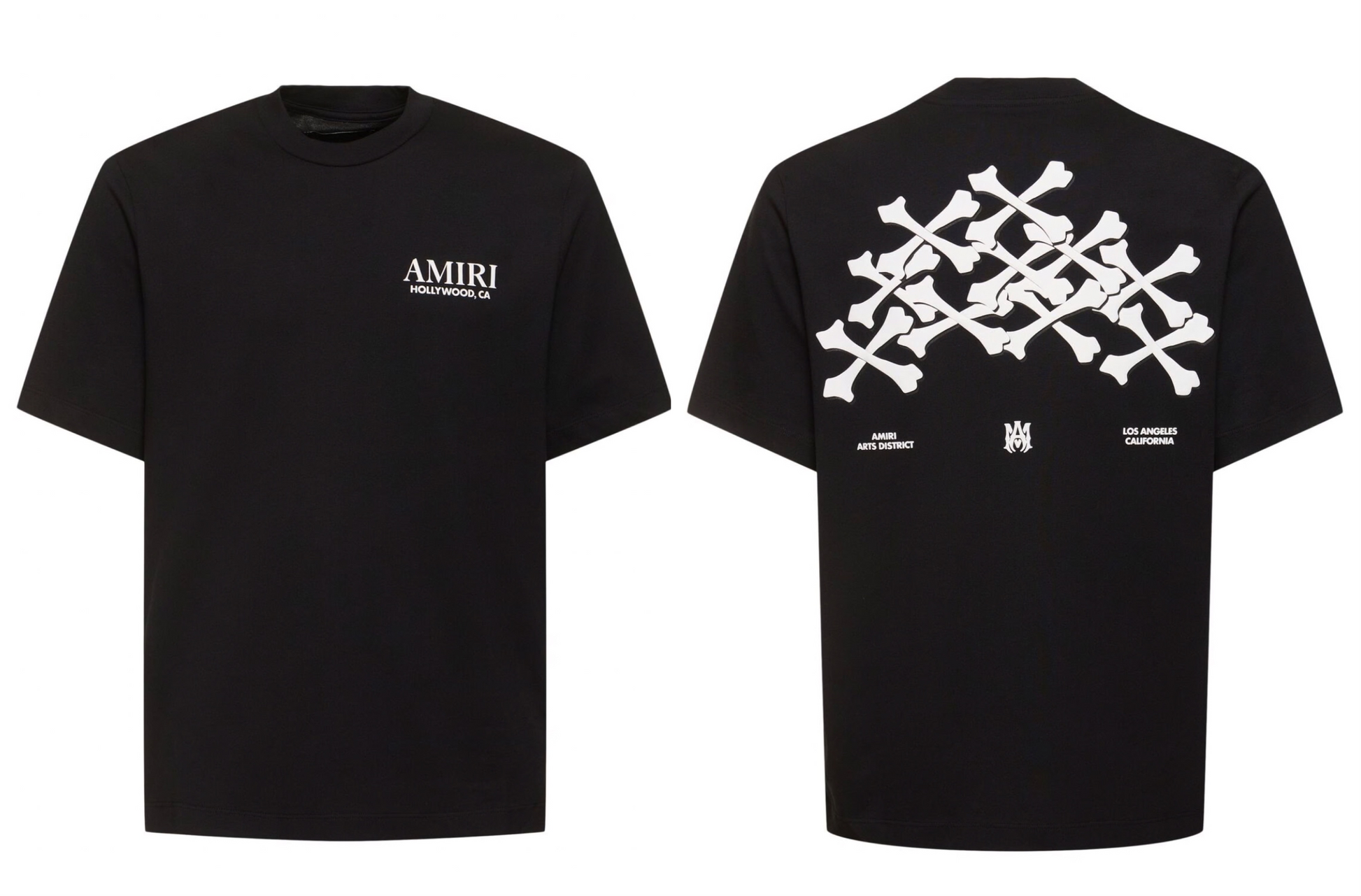 Amiri Bones Stacked Tee Black – Duval.Kickz Amiri Bones Stacked Tee Black – Duval.Kickz