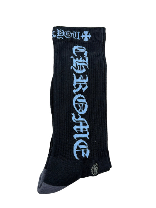 Chrome Hearts CH Socks Black / Blue