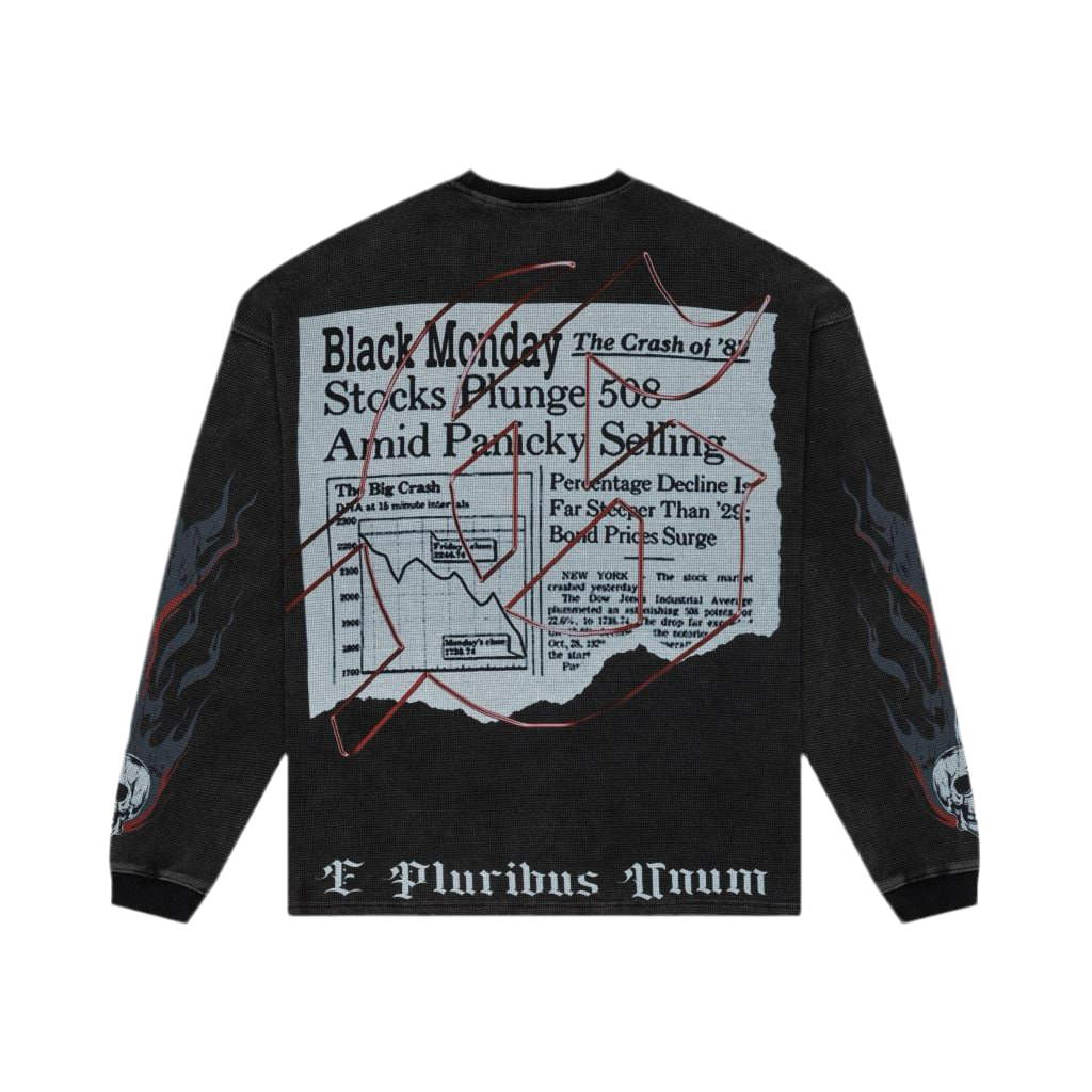 Godspeed Black Monday Thermal L/S Black Wash