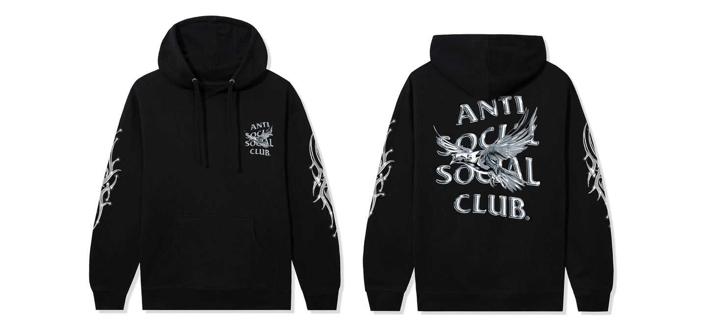 Anti Social Social Club Frantically Melting Hoodie Black