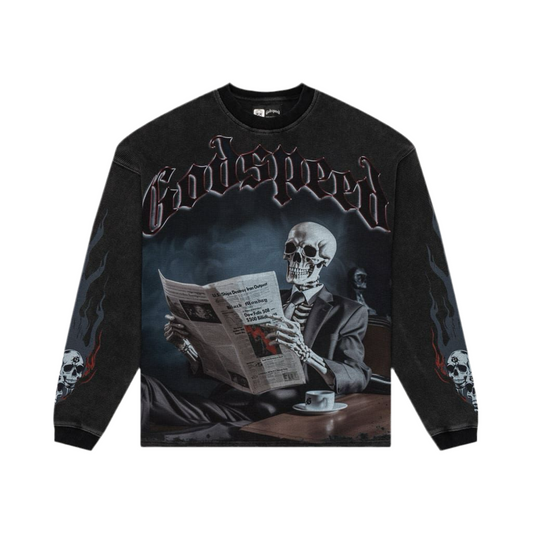 Godspeed Black Monday Thermal L/S Black Wash