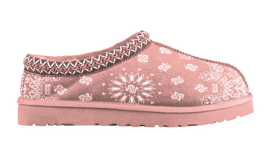 Bravest Studios Paisley Slippers Pink