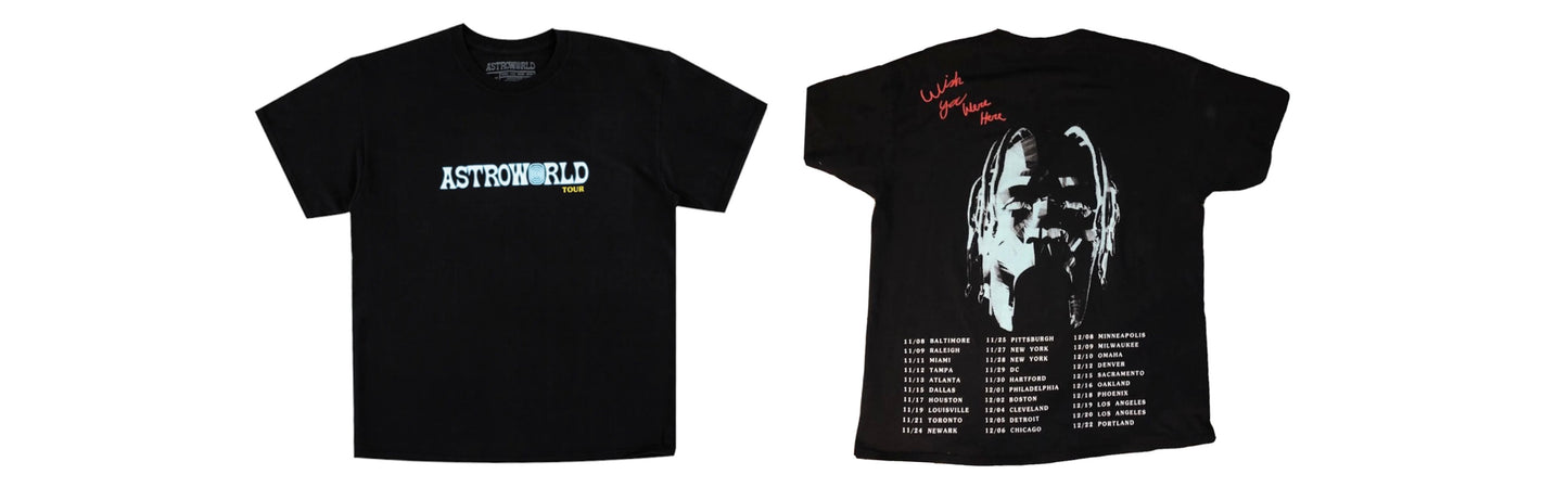 Travis Scott Astroworld Tour Tee Black