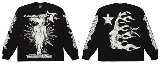 Hellstar Victory Within Thermal Longsleeve Black