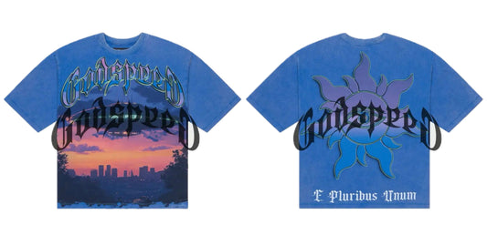 Godspeed U.A.P Tee Royal Blue Wash