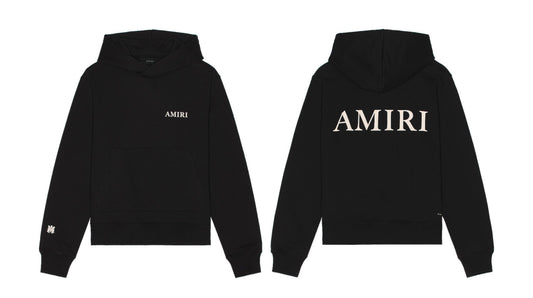 Amiri Puff Logo Hoodie Black