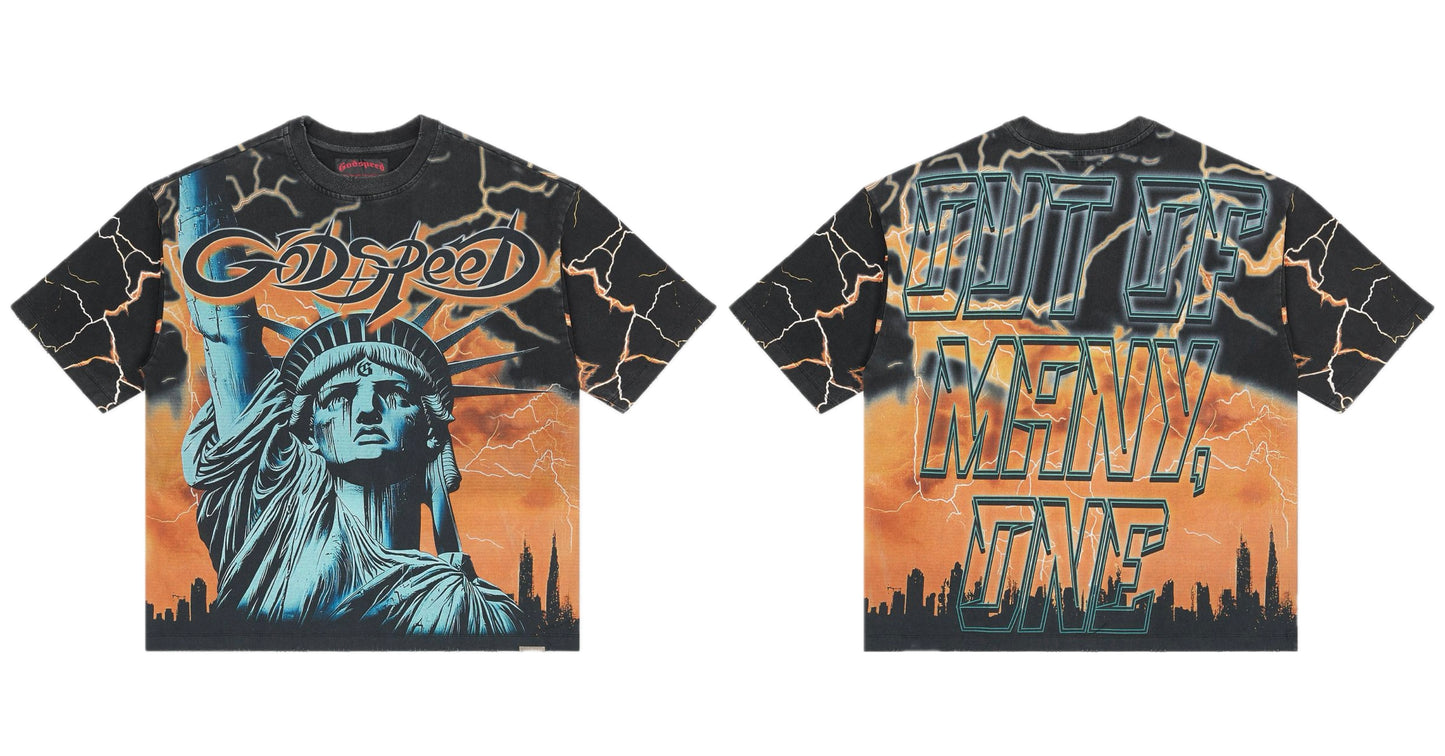 Godspeed Voltage Tee Black / Orange